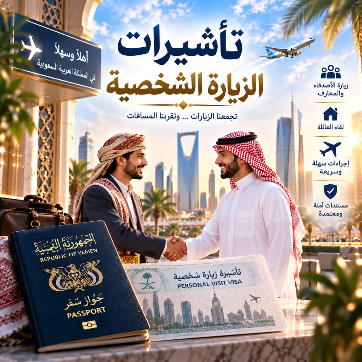 تأشيرة الزيارة شخصية